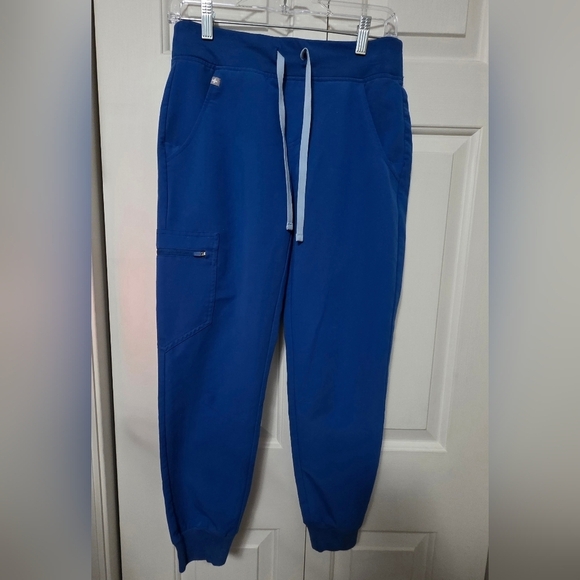 Figs Pants - Figs Uman Relaxed Royal Blue Jogger Scrub Pants Womens XS/P